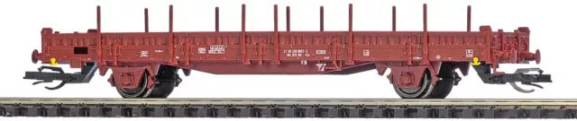 Busch 31502 - 1/120 /Tt Vagón Plataforma Con Candeleros Ks [3300] - Nuevo