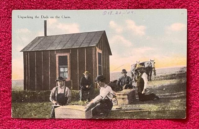 1909 North Dakota - Palermo, Coteau, Fargo & Others - 9 Color Postcards 2