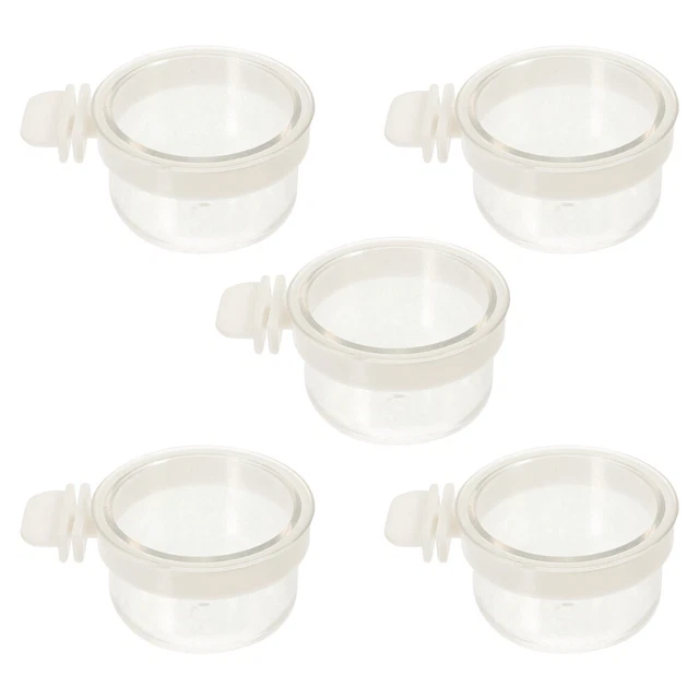 Mangiatoia Per Uccelli AntiSplash Newwyt - Dispenser Cibo Per Pappagalli E Uccelli Piccoli, Accessorio Gabbia In Plastica - Foto 3