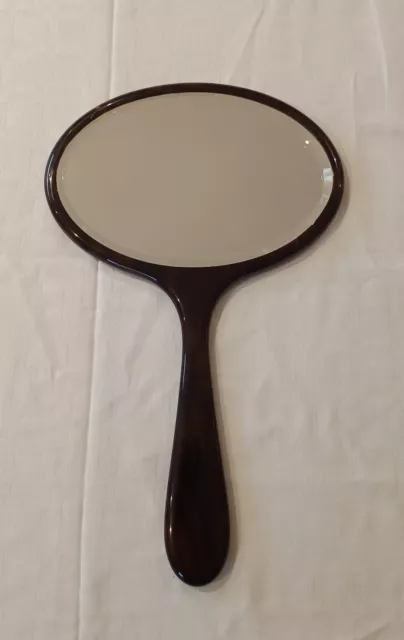 vintage hand held vanity mirror