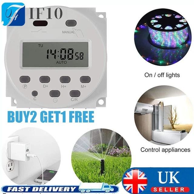 Timer di alimentazione timer interruttore controllo digitale programmabile 220 V per lampioni