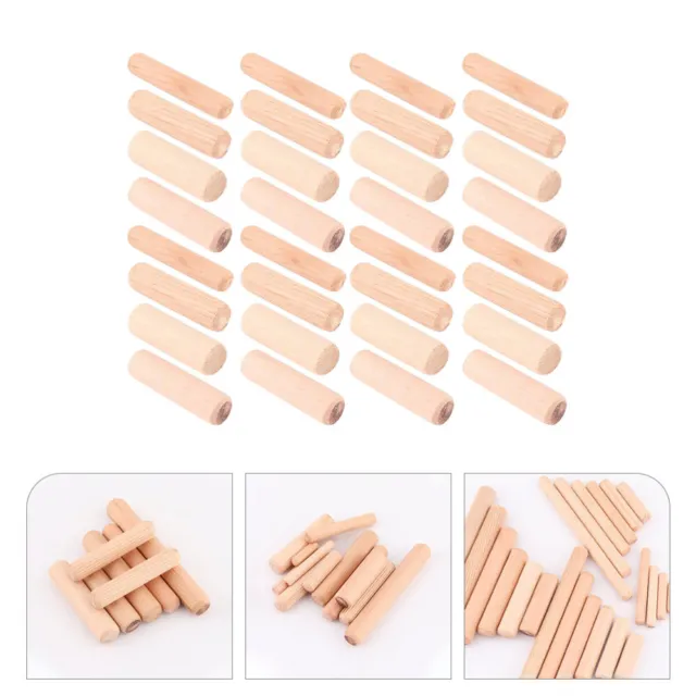 400 piezas varilla de madera pequeña tacos de madera accesorios para literas barra de madera muebles
