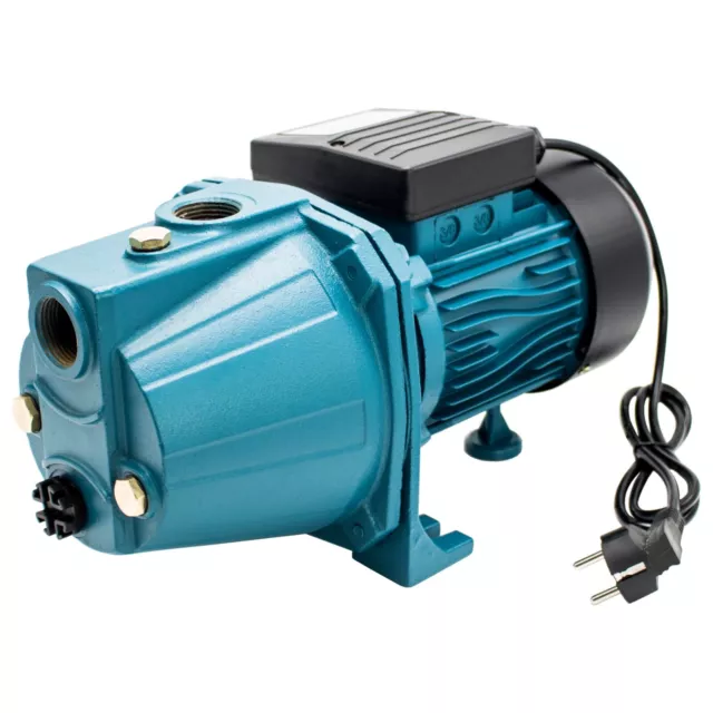 AM-100A Kreiselpumpe 1100 Watt 3600 l/h Hauswasserwerk Jetpumpe Gartenpumpe