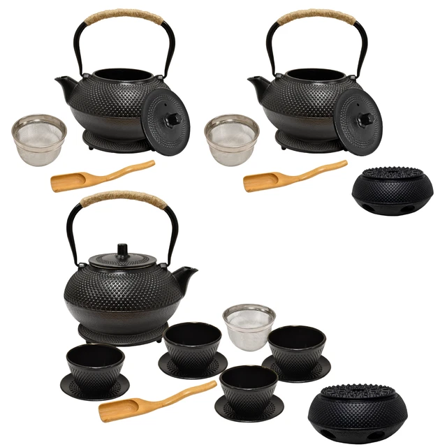Théière Japonaise en Fonte Bergamote Grues 1.1L - Théière France