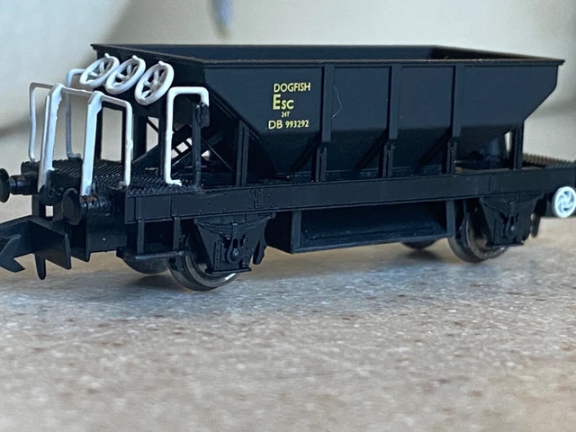 DAPOL MODEL RAILWAYS N Gauge NB030A Dogfish Black 993292 (ESC) Wagon ...
