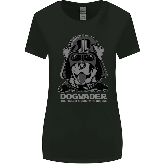 Dogvader Divertente Cane Parodia K9 Cagnolino Donna più Ampia Taglio T-Shirt