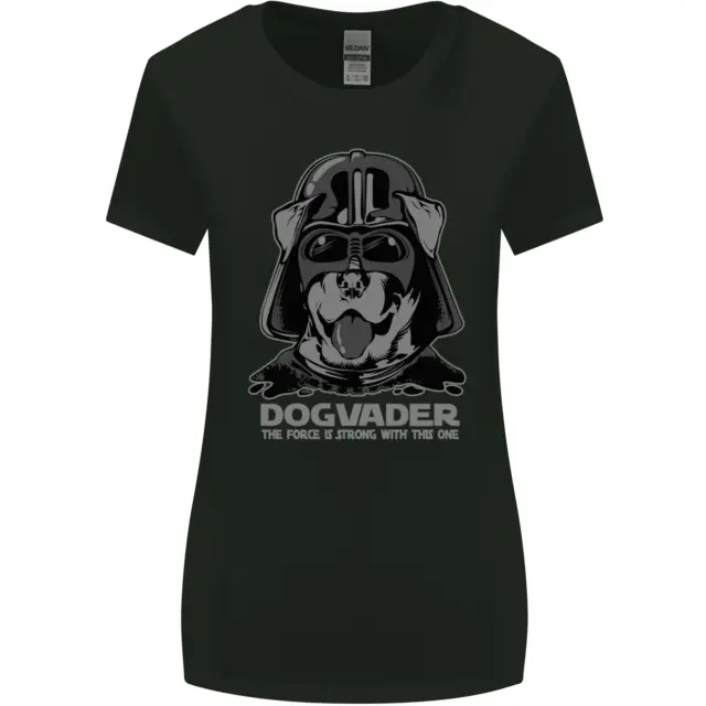 Dogvader Funny Dog Parody K9 Puppy Womens Wider Cut T-Shirt