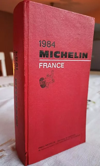 Guide rouge MICHELIN FRANCE 1984 : Très bon état