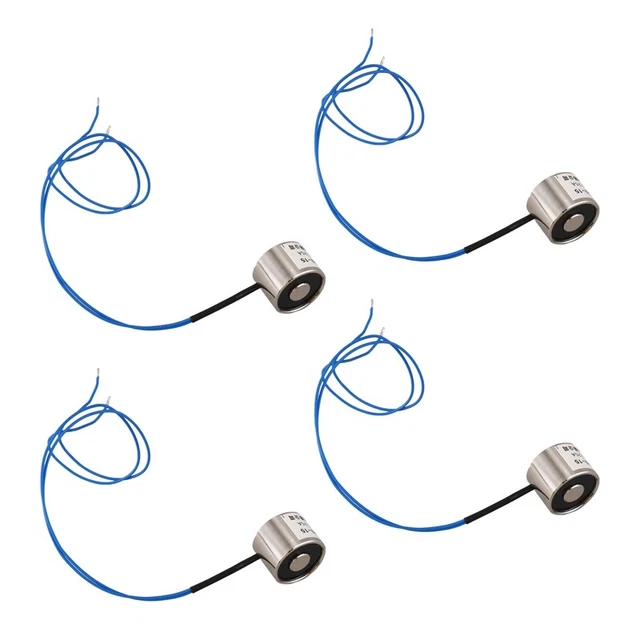 4X Slipped Electric Lift Magnet 12VDC 2.5Kg 5.5LB 20X15mm G3Z9