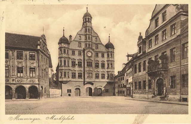 476185) AK Memmingen/Schwaben, Marktplatz