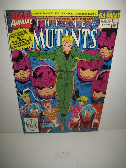 Marvel Comics The New Mutants Annual (Vol.1) # 6 - Marvel 1st Shatterstar