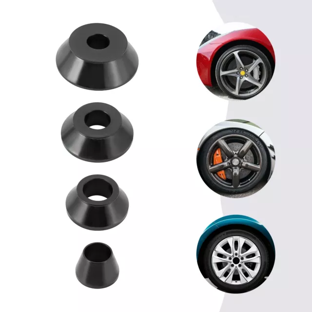 4 Sizes 36mm Tire Balancer Cones Set Wheel Balancer Adapter Cones Taper Cone Kit