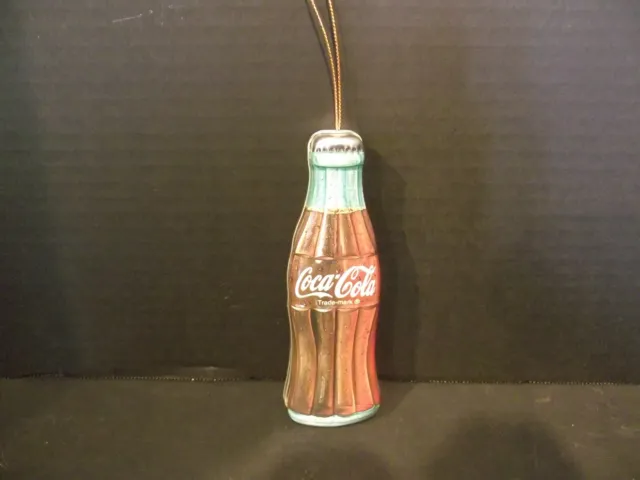 Tin 6" Coca Cola Bottle Ornament