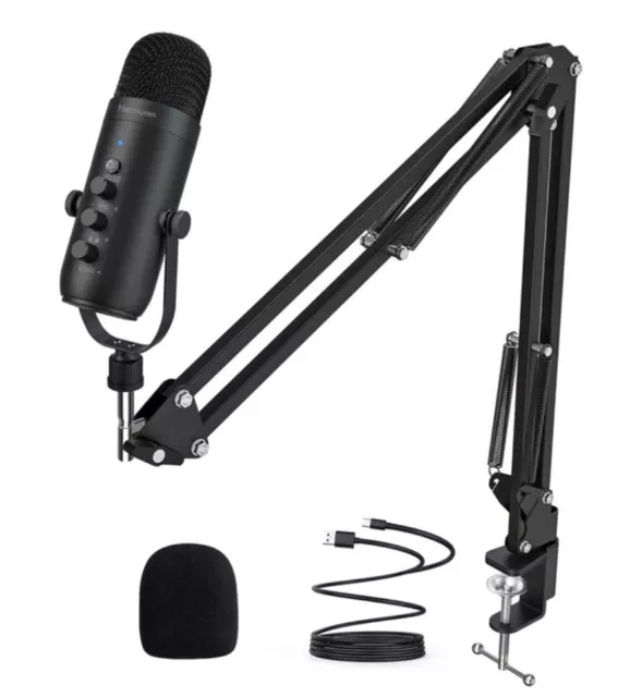 Kit de microphone professionnel, USB pour Studio, Podcast, Streaming