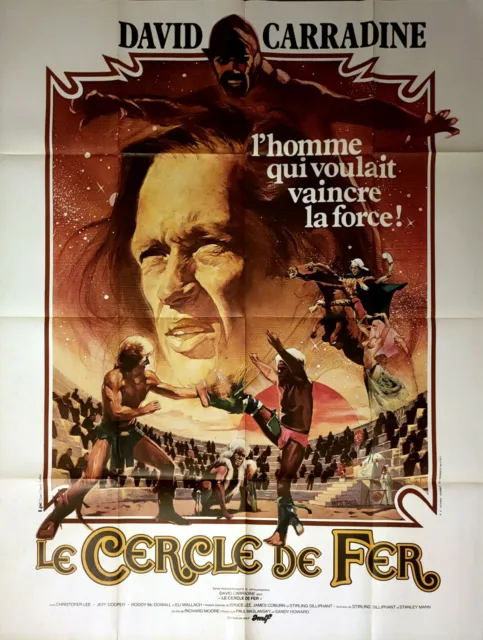 Affiche cinéma "Le Cercle de fer" format 120x160cm /David Carradine/1978