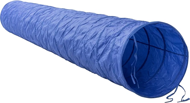 Trixie Cane Tunnel Base Attività Agilità Cane, 60 cm? 5 m, blu