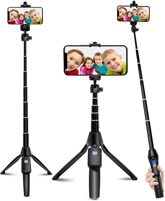Selfie Stick, 40 inch Extendable Selfie Stick Tripod,Phone Tripod with Wirele...