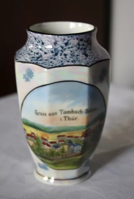 alte Andenken Vase - TAMBACH-DIETHARZ Thüringen -  Souvenir