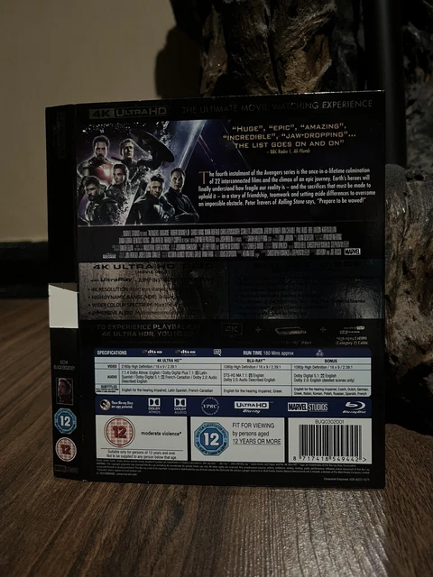 AVENGERS END 4K ‼️Slipcover Only‼️ £10.79 - PicClick UK