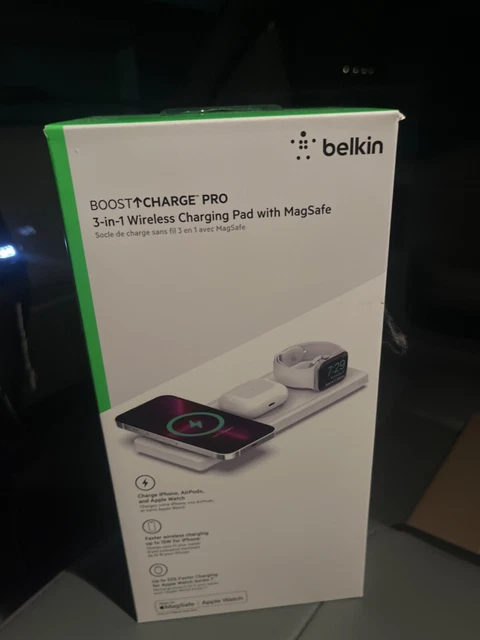 BELKIN BOOST CHARGE Pro 3-in-1 Wireless Charging Pad with Magsafe $178. ...