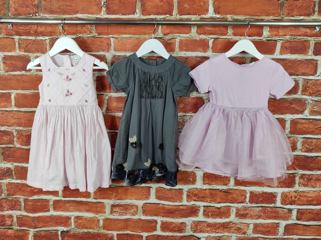 Pacchetto Abiti Estivi Bambine Età 12-18 Mesi Prossima Cura Materna Festa 86Cm
