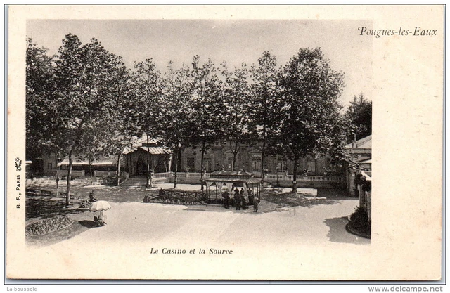 58 POUGUES LES EAUX - the casino and the source --