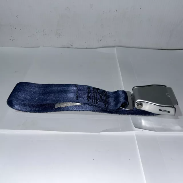 Airline Seat Belt Extender Extension Amsafe Blue Adjustable