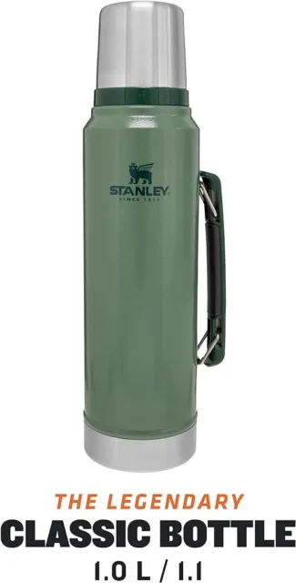 Stanley Classic Legendary Thermos 1L - Isotherme 24h -Acier Inoxydable FR Neuf