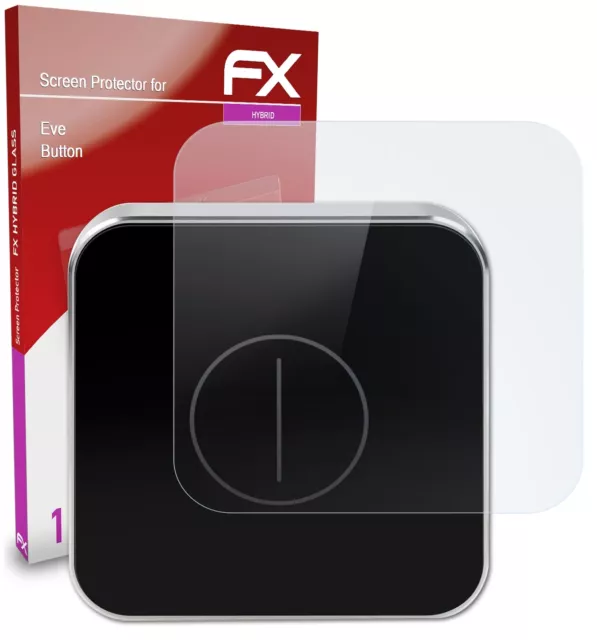 atFoliX Verre film protecteur pour Eve Button 9H Hybride-Verre