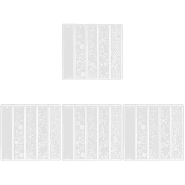 4pcs handgefertigtes Lesezeichenform wiederverwendbar