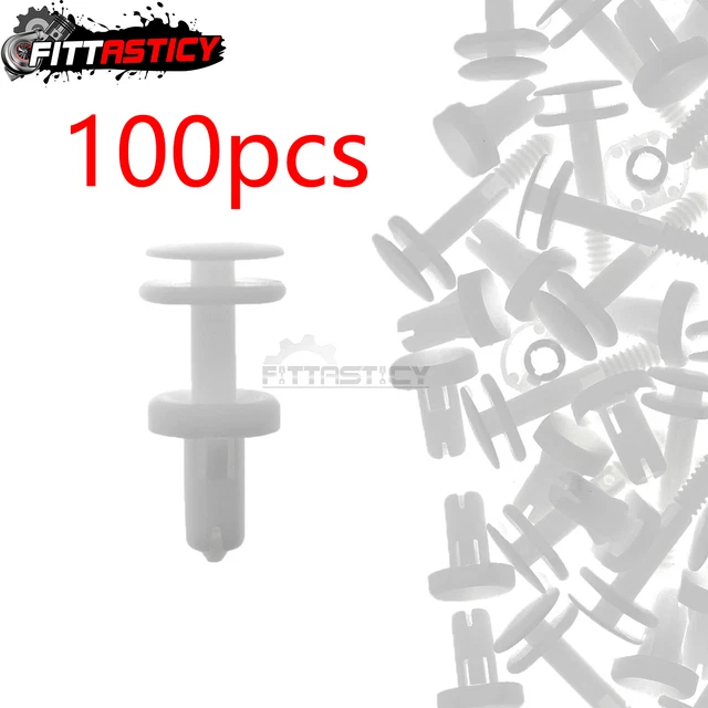 100pcs Push Type Retainer Clips Door Trim Panel Fit GM Truck Chevrolet GMC Buick