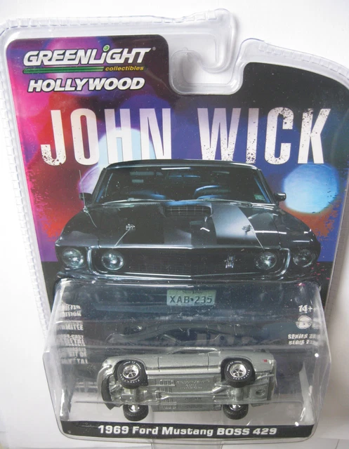 thumbnail image 2 of Johnny Lightning 1/64 1969 Ford Mustang Mach I - John Wick Movie Car - JLPC015-JLSP397 2 of 4