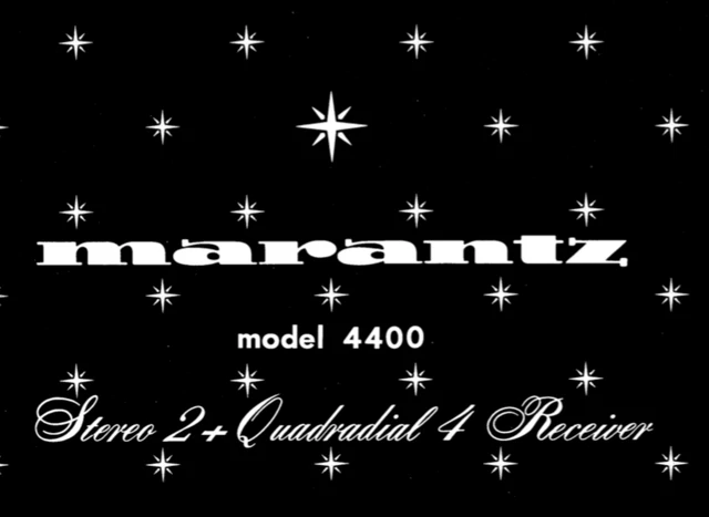 MARANTZ 4400 SCHEMATIC Diagram Service Manual Repair Schematic Circuit