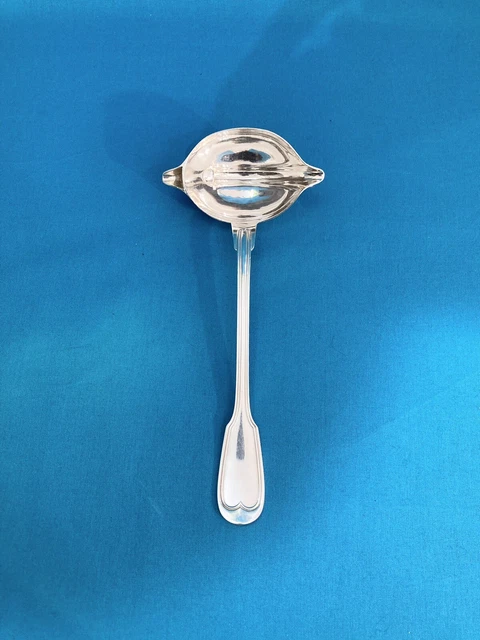 Cuillère à Sauce Christofle Marly Modèle Gras/maigre - Métal Argenté - Bon état
