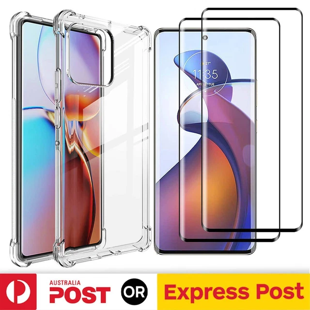 For Motorola Edge 40 30 20 Pro Fusion G22 E32 G14 Clear Shockproof Case Cover