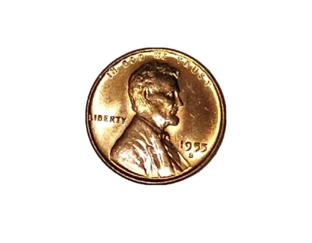 2= 1955 S & 2= 1955 D Lincoln Wheat Penny Choice BU Mint Luster Red Uncirculated