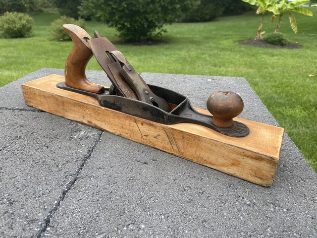 Vintage Bailey Stanley Rule & Level Co No. 28 Transitional Plane 18” Long