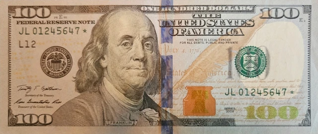$100 star note