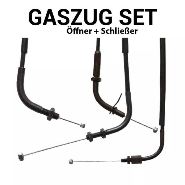 Gaszug Set Öffner + Schließer für Yamaha XVS 650 H/N/AH/AN Drag Star (Classic)