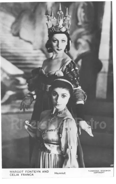Margot Fonteyn Celia Franca Hamlet 1940er Jahre Ballettfoto (#180)