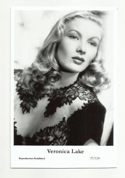 (Bx33) Veronica Lake Swiftsure Photo Postcard (27/124) Filmstar Pin Up Glamour