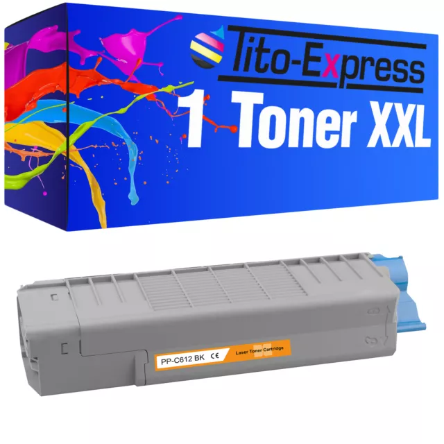 Laser Toner Kartusche XXL Black PlatinumSerie für OKI C612DN C612N C612 Series