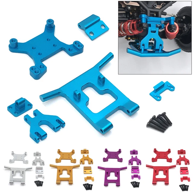 Upgrade Metal Front Guard Bumper Shock Tower Mount for 1/12 Wltoys 124018 144001