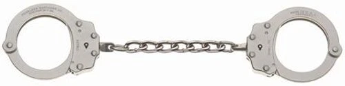Peerless Handcuffs Company Chain Link Handcuff 6-Inchs Between Cuffs Nickel F...