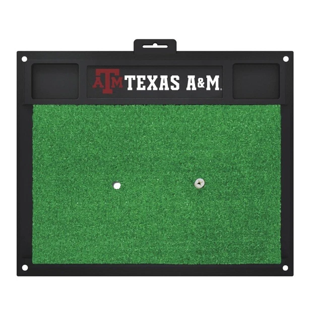 Texas A&M Golf Hitting Mat USA MADE &SHIP Fanmats 19.5 X16.5”
