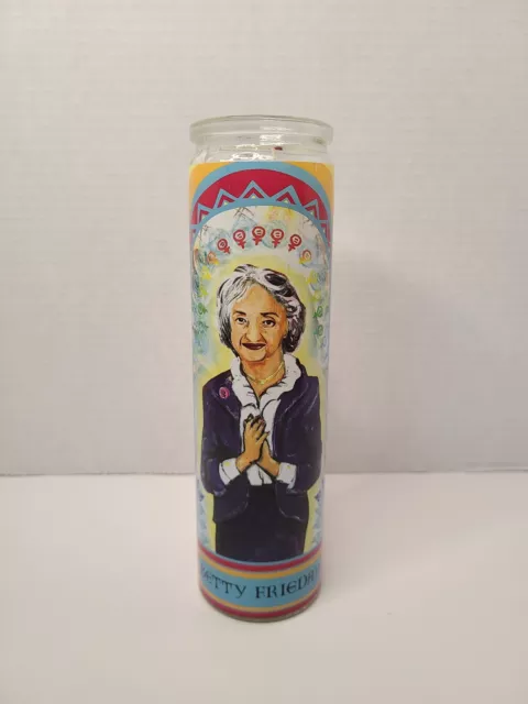 Secular Saints Prayer Candle Betty Friedan Novelty Gag Gift