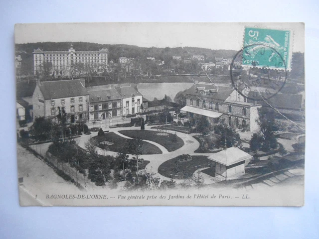 CPA "Bagnoles de l'Orne - Vue générale prise des jardins de l'hôtel de Paris"