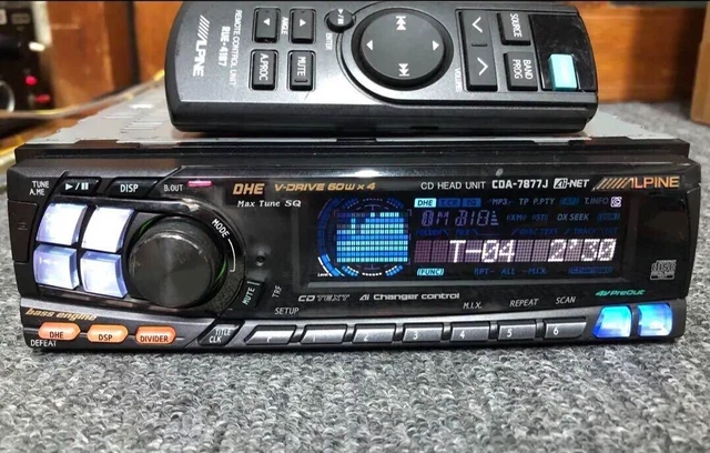 ALPINE　MDA - 7755J&CDA - 5755 ALPINE MDA-7755JS 1Din Car Audio MD Player Sound Output