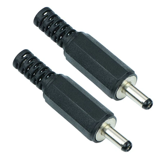 Lot De 5 Connecteurs DC Mâle 4x1.7mm à Souder - Pour Alimentation LED, Caméras, Routeurs - Jaune