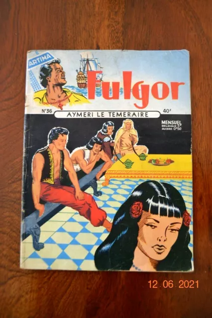Bd - Fulgor n° 36 - avril 1958 - Voir détail en annonce.